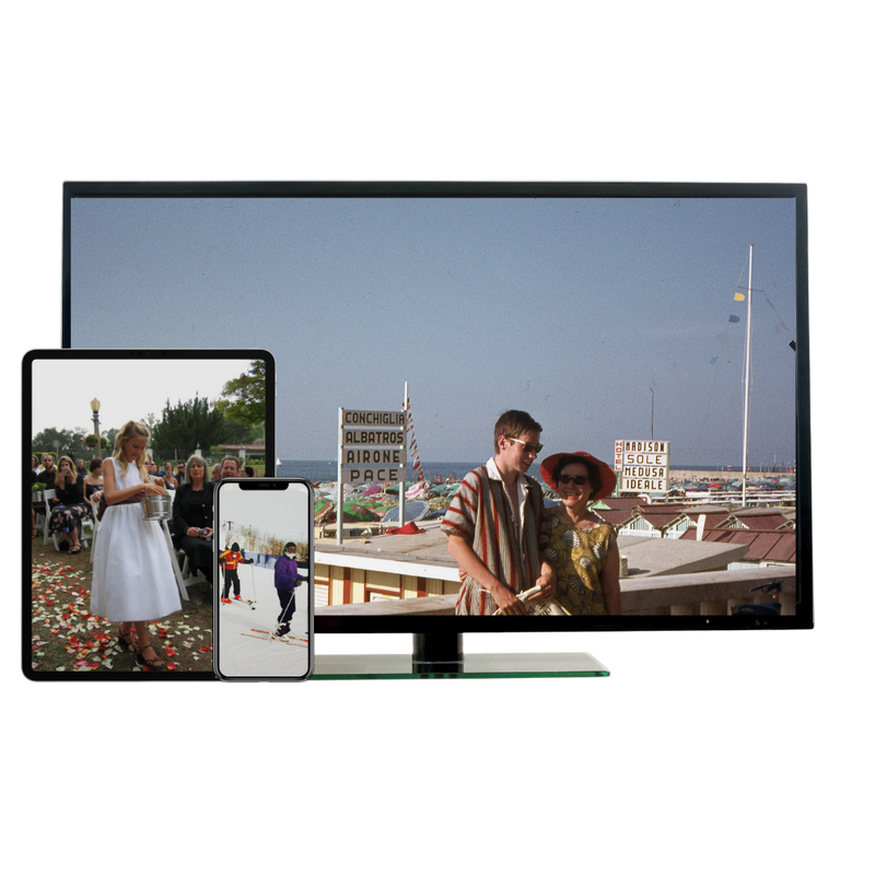 Diffusez vos souvenirs comme vos séries préférées